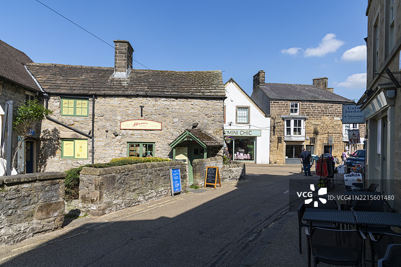 贝克威尔镇的购物街图片素材
