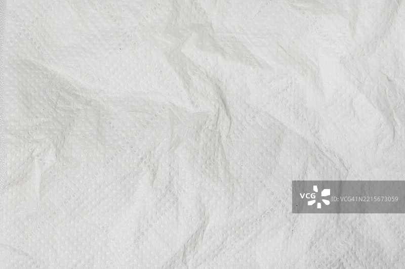 皱纹白色餐巾纸纹理图片素材