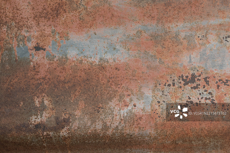 生锈的锌材质背景细节。图片素材