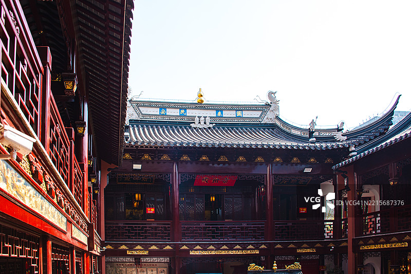 上海的寺庙图片素材