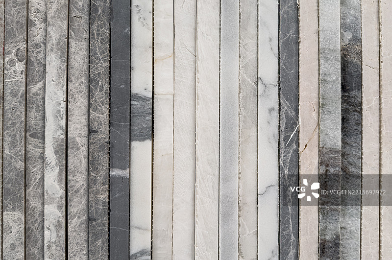 各种大理石板的垂直展示图片素材