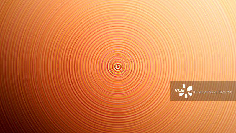 同心圆背景，色调为黄色、红色和棕橙色。全画幅16:9。法国巴黎。图片素材