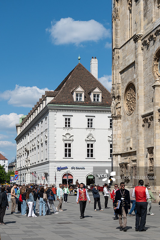 斯蒂芬广场和圣斯蒂芬大教堂图片素材