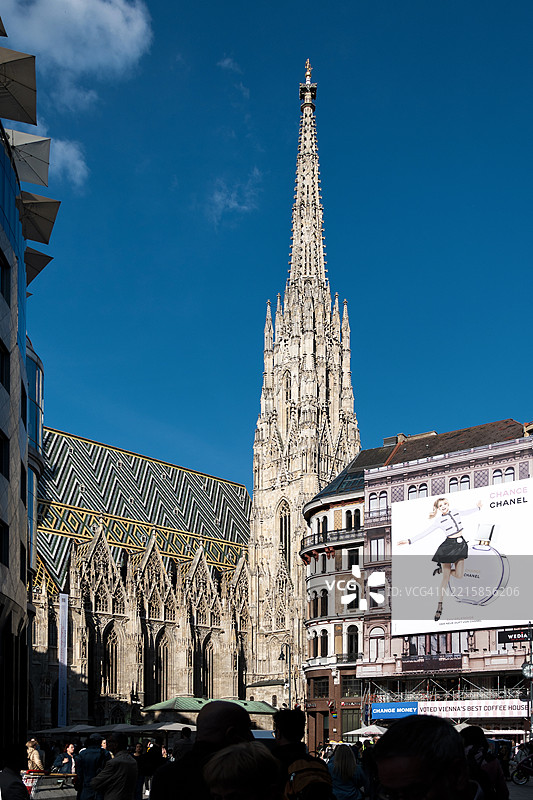 斯蒂芬广场和圣斯蒂芬大教堂图片素材