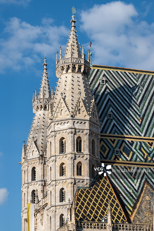 斯蒂芬广场和圣斯蒂芬大教堂图片素材