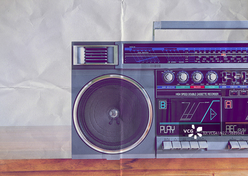 纸上的街头音响图片素材