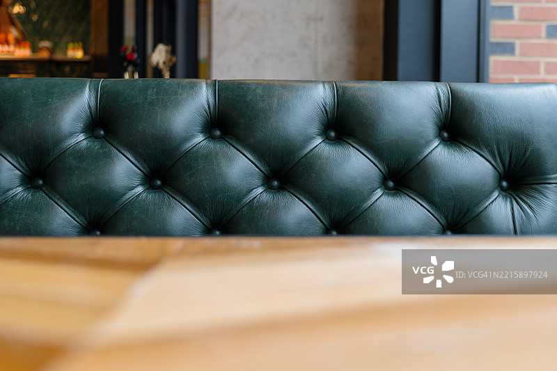 餐厅内空荡荡的座位包间图片素材