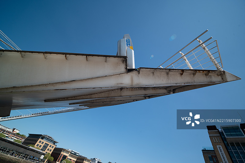 桥的锐利边缘 - 盖茨黑德图片素材