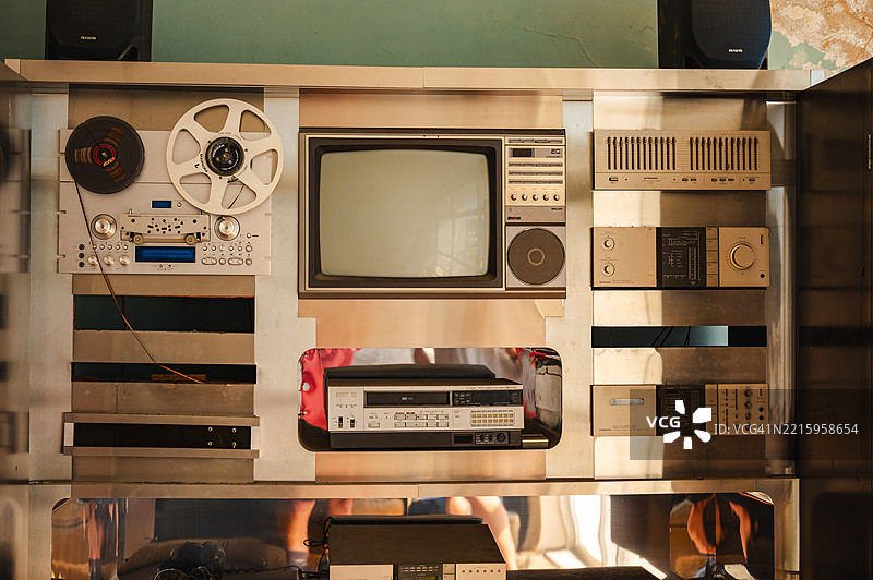 复古家庭影院图片素材