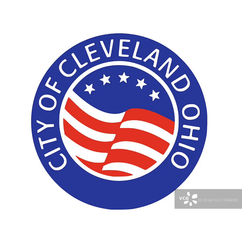 克利夫兰市徽，俄亥俄州图片素材