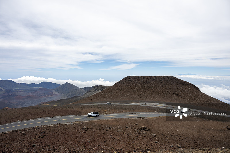火山之路，哈雷阿卡拉国家公园图片素材