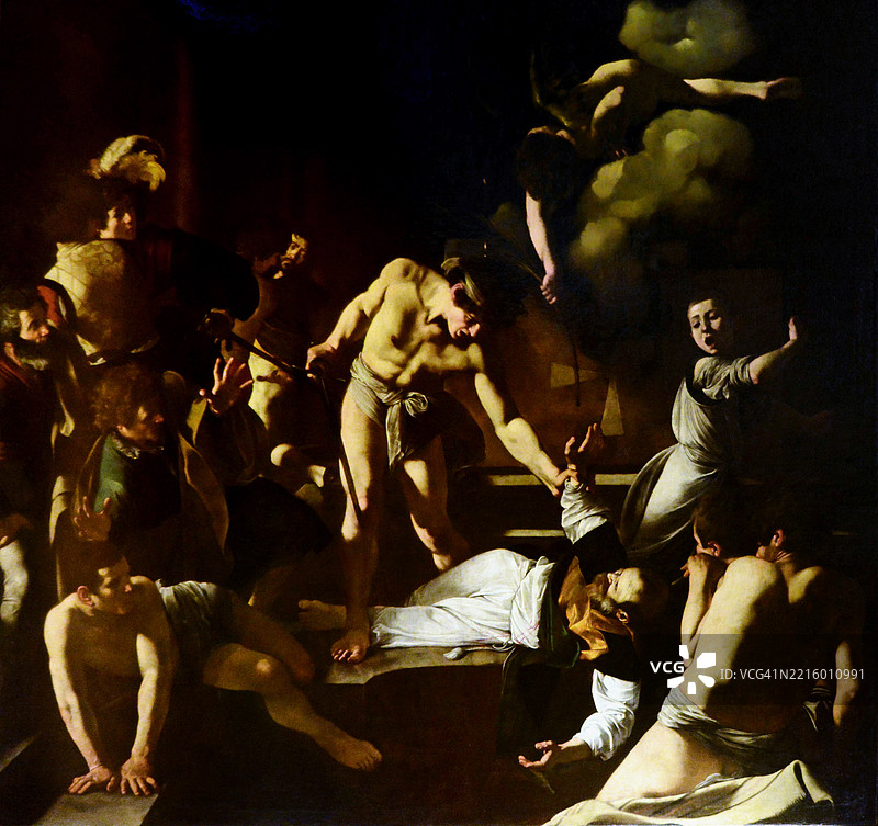 圣马太殉道 - 卡拉瓦乔图片素材