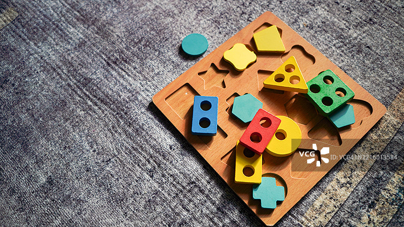 木制教育玩具图片素材