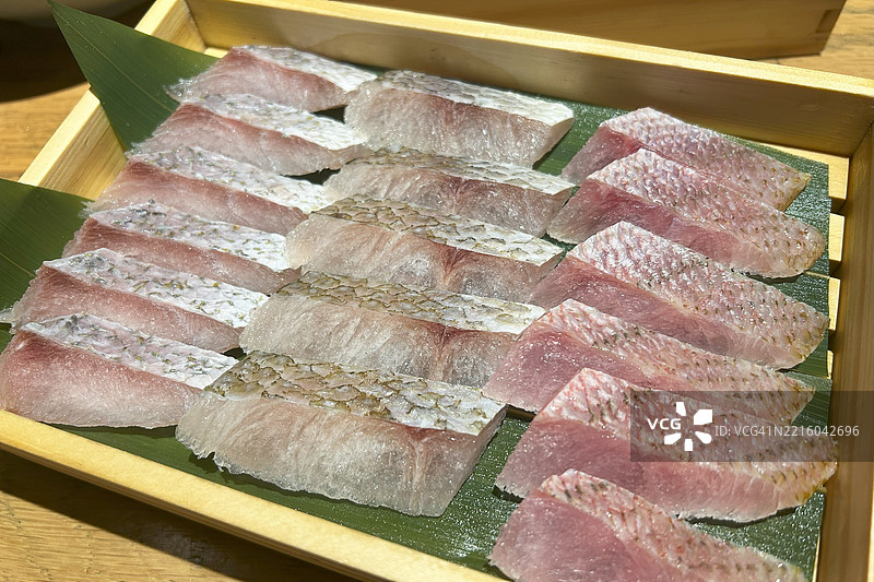 生鱼片日本料理。图片素材