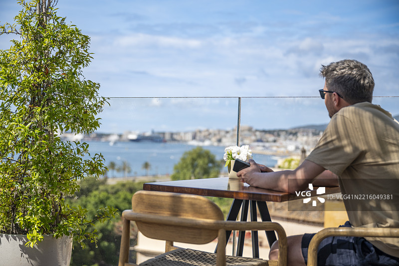 在帕尔马上方的风景暂停图片素材