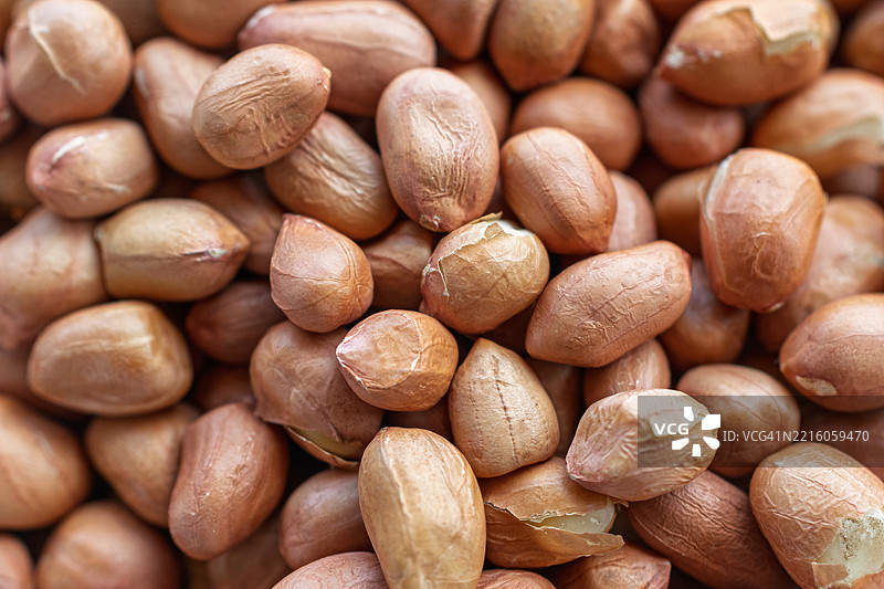 生花生特写 – 天然富含蛋白质的小吃图片素材