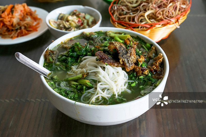 越南北部山区的越南美食图片素材