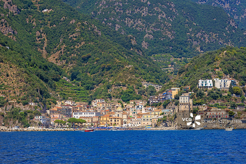 阿马尔菲海岸的切塔拉村图片素材