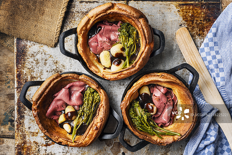 填充约克郡布丁图片素材