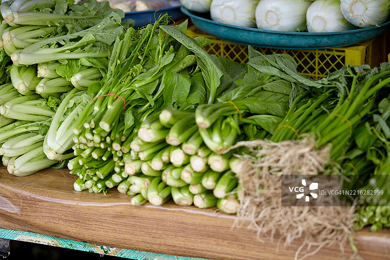 市场上出售的蔬菜俯视图图片素材