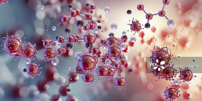 分子，插图图片素材