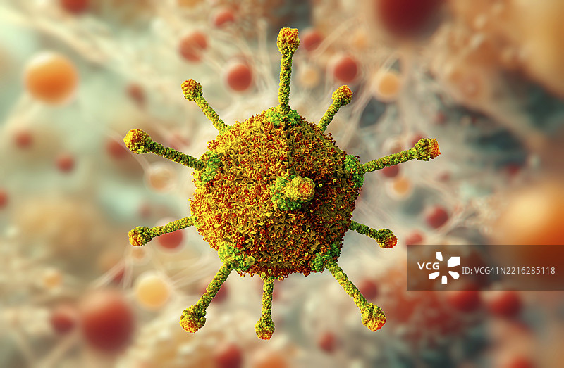 腺病毒插图图片素材