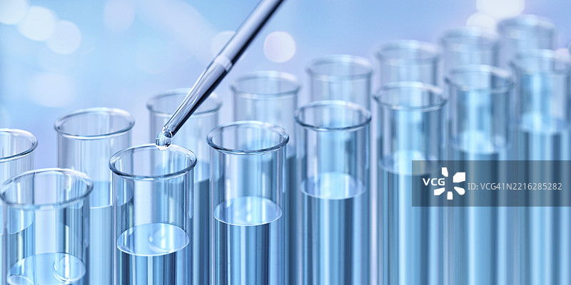 将液体移液到试管中，插图图片素材