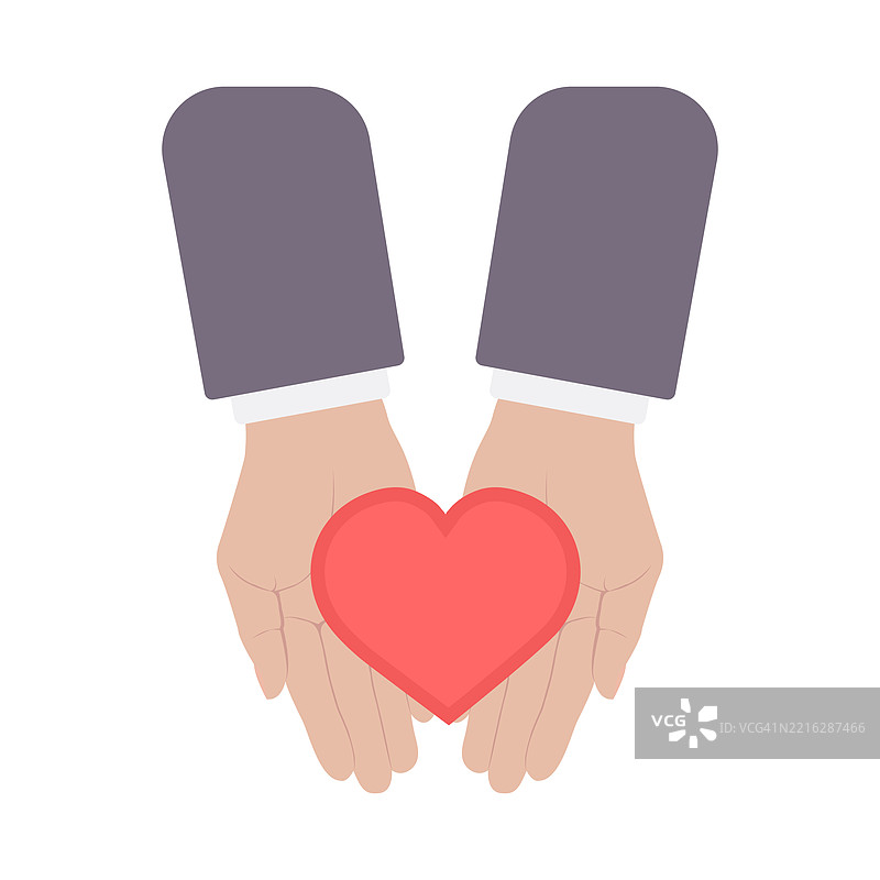 捐赠，概念插图图片素材