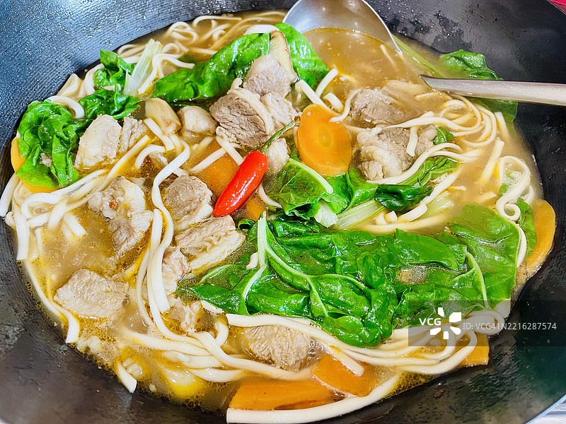 碗中的汤特写，圣克莱尔，新南威尔士州，澳大利亚图片素材