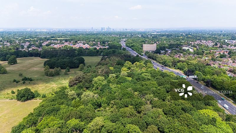 威辛肖公园朝曼彻斯特方向图片素材