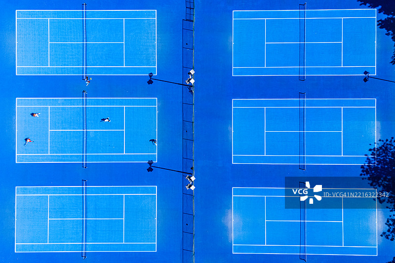 威辛肖公园网球场图片素材