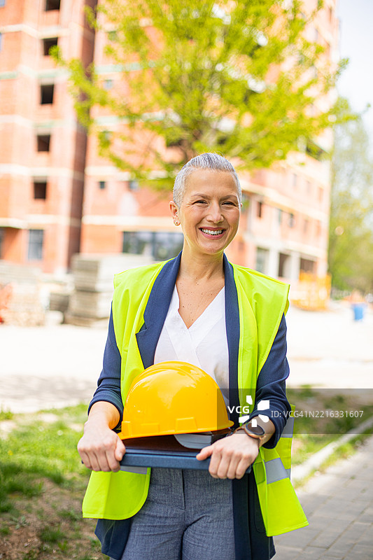 建筑工人肖像图片素材