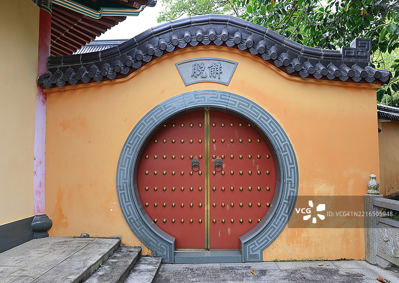传统中国门图片素材