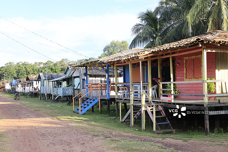 佩斯基罗渔村 - 巴西马拉若岛图片素材