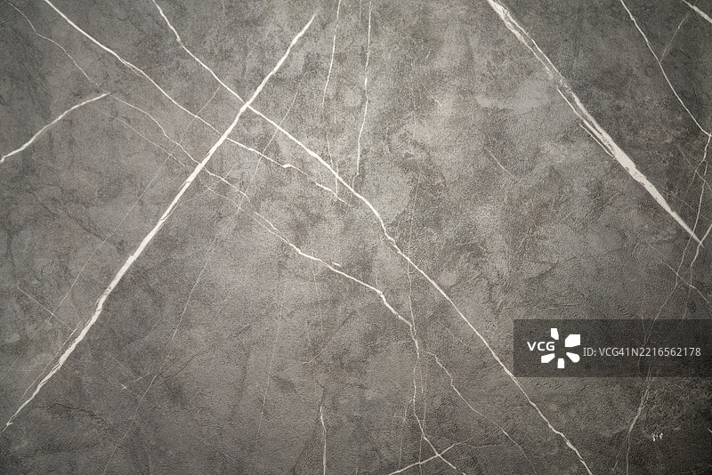 灰色大理石的特写，带有自然的白色纹理图片素材