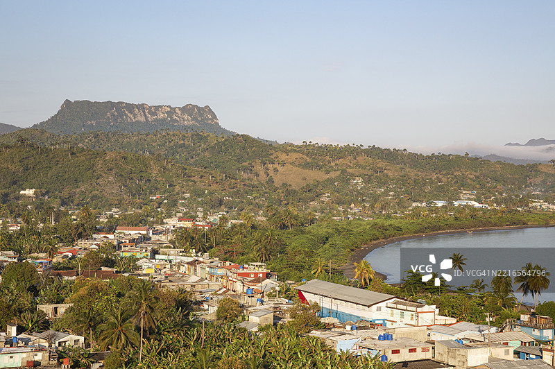 巴拉科阿及其周边地区和埃尔云克山的景观，古巴，中央美洲图片素材