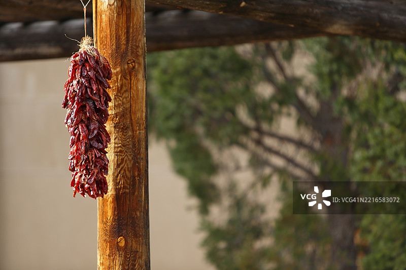 悬挂的智利辣椒图片素材