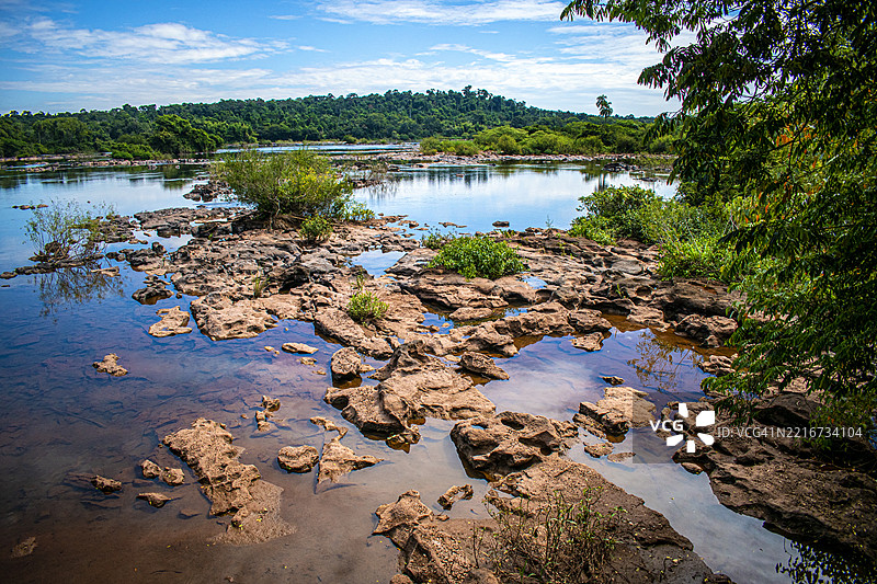 伊瓜苏国家公园。自然风光。阿根廷，米西奥内斯。图片素材