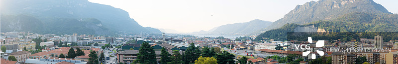 莱科城市全景，俯瞰美丽的城市景观图片素材