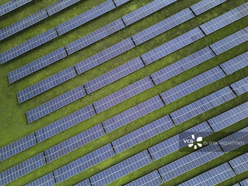 太阳能电网视图图片素材