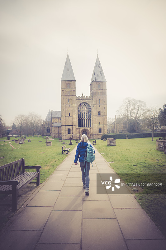 南威尔大教堂，诺丁汉郡，英格兰图片素材