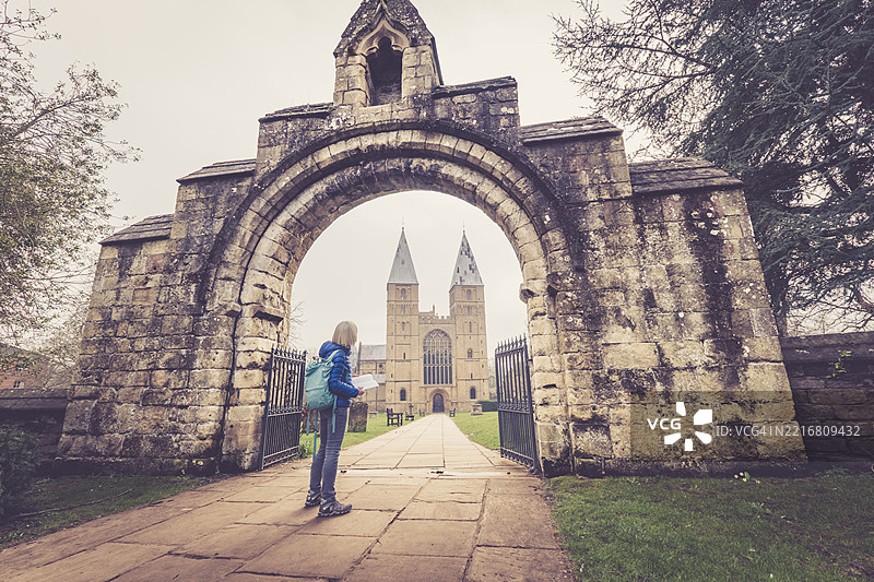 南威尔大教堂，诺丁汉郡，英格兰图片素材