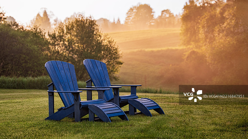 阿迪朗达克椅图片素材