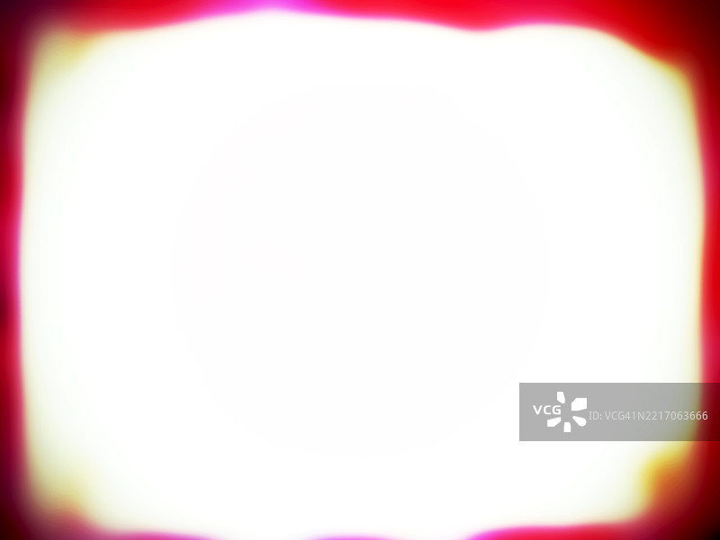 红色、粉色、黄色和黑色的脏污边框，背景为白色图片素材