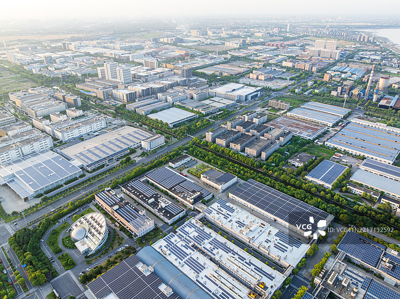 城市中的工厂建筑图片素材