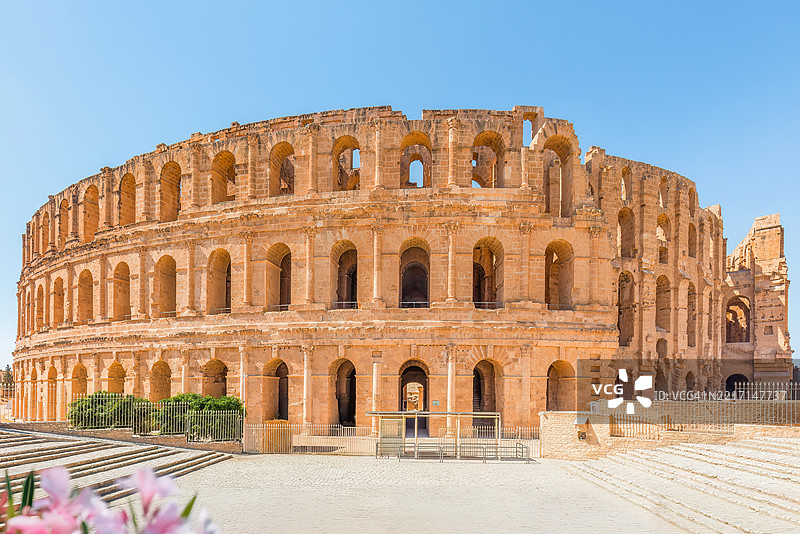 突尼斯的埃尔杰姆斗兽场图片素材