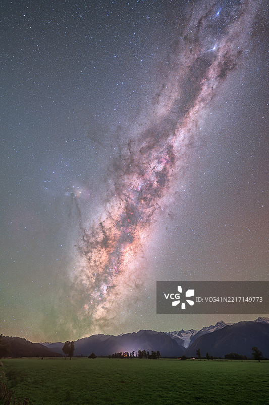 福克斯冰川银河图片素材