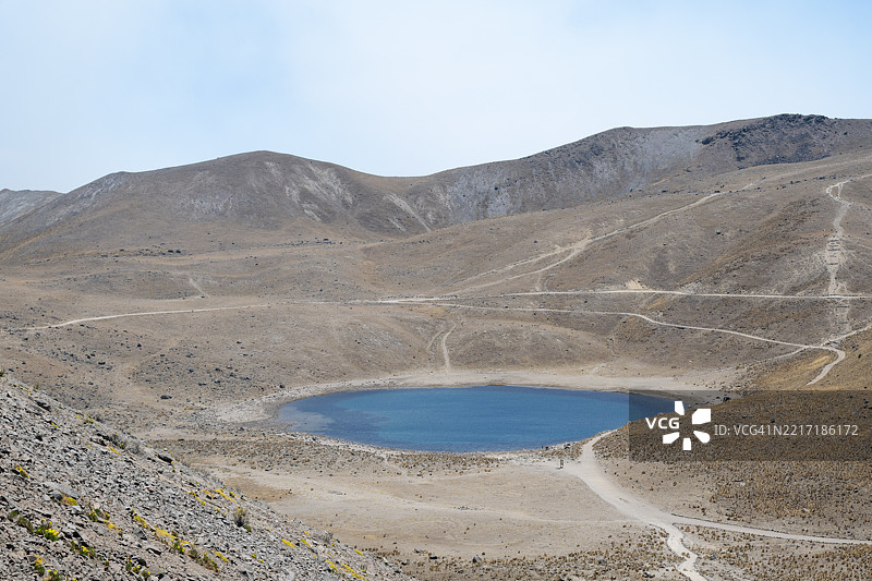 托卢卡火山，墨西哥 火山景观与天空的美丽景色，墨西哥图片素材