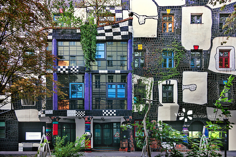 维也纳艺术之家 - 洪特瓦瑟博物馆图片素材