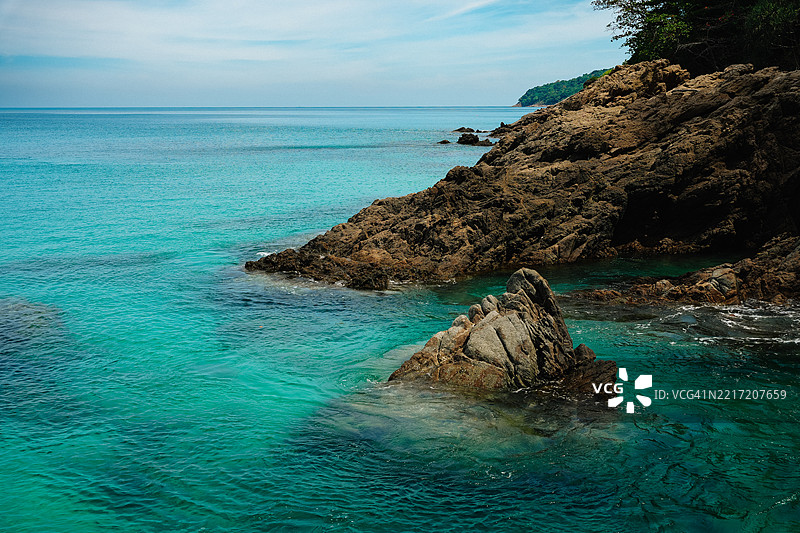 海洋与天空的美丽景色图片素材